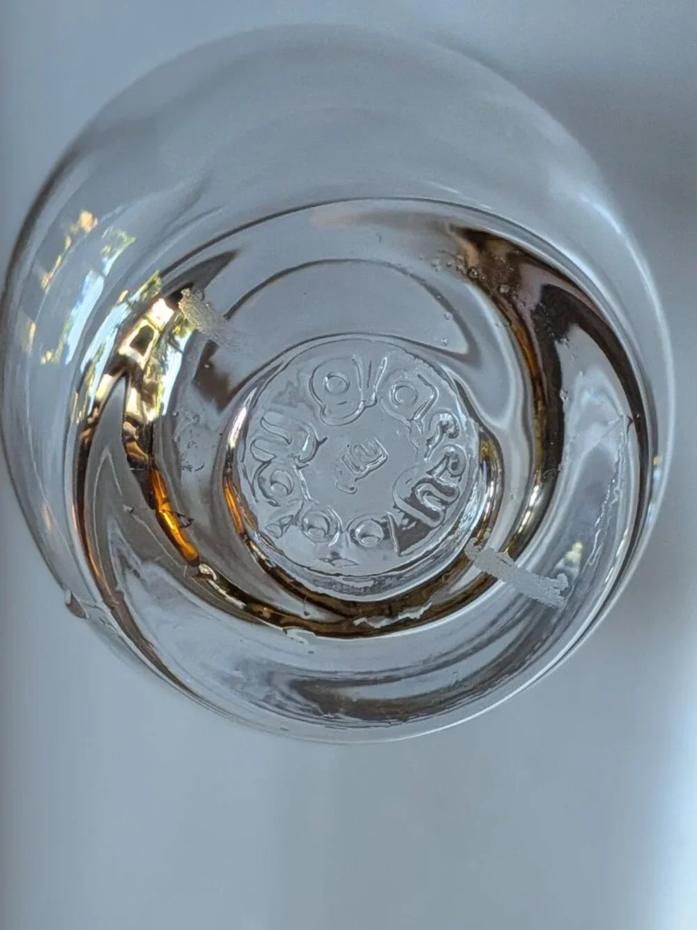 Clear Glassbaby Votive Candle Holder